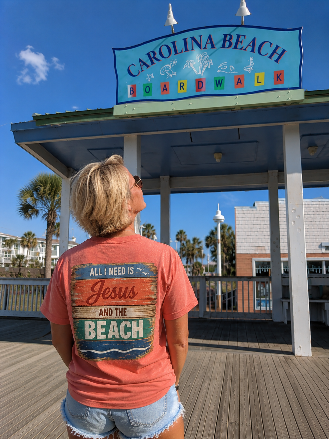 All I Need Is Jesus and the Beach Tee