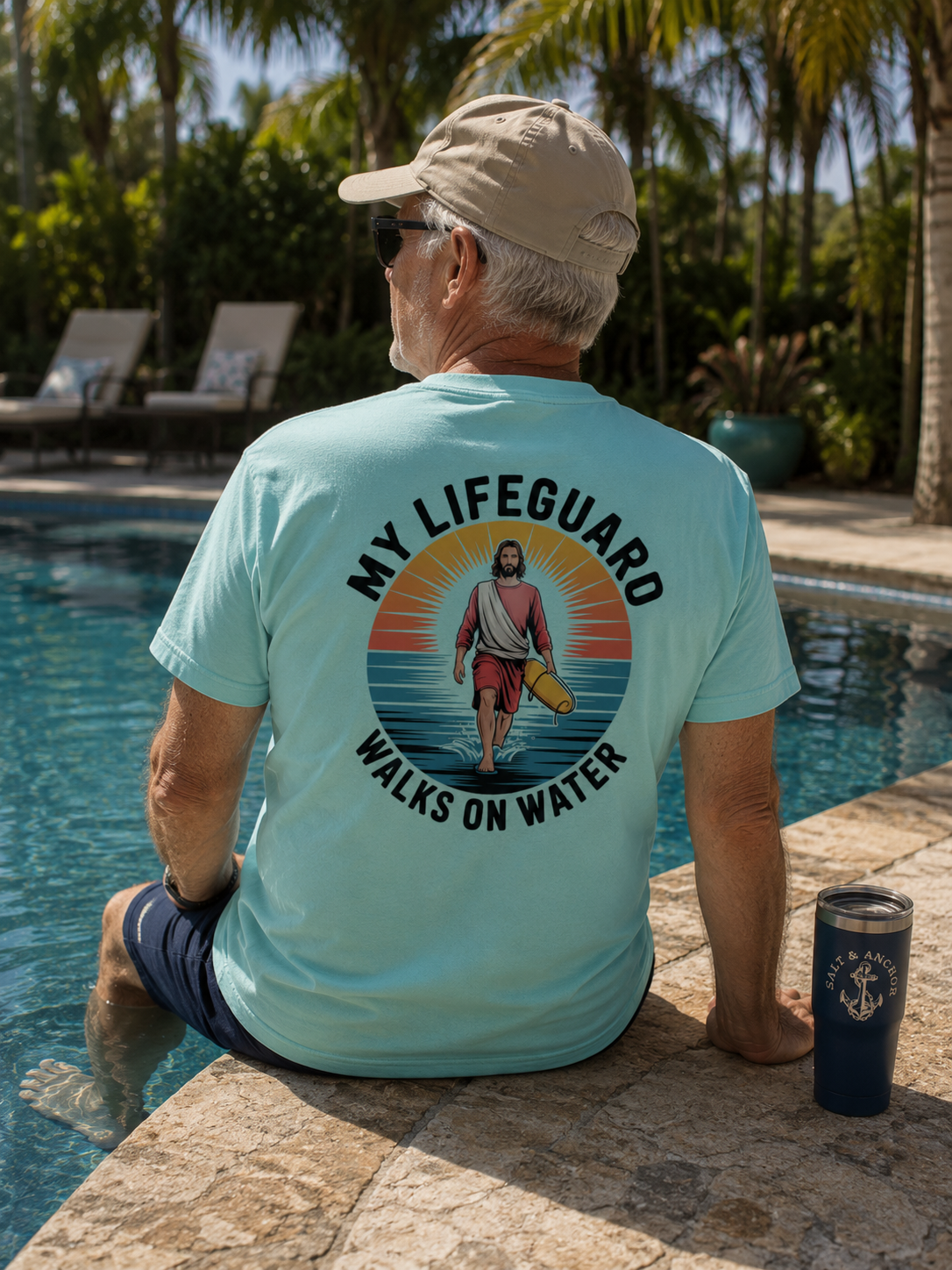 My Lifeguard Walks on Water Tee