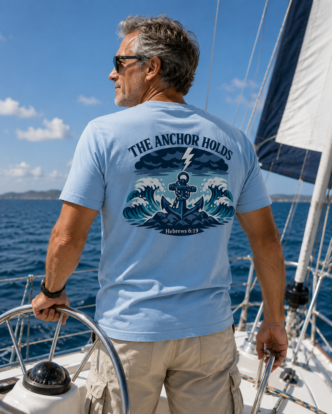 Anchor Holds Christian T-Shirt | Faith Coastal Apparel