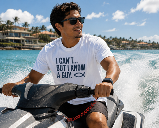 I Can't... But I Know a Guy – Funny Christian T-Shirt