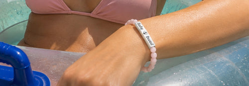 Anchored Grace Stretch Bracelet